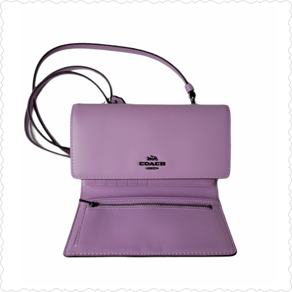 COACH Foldover Crossbody Clutch - Picture 4 of 5
